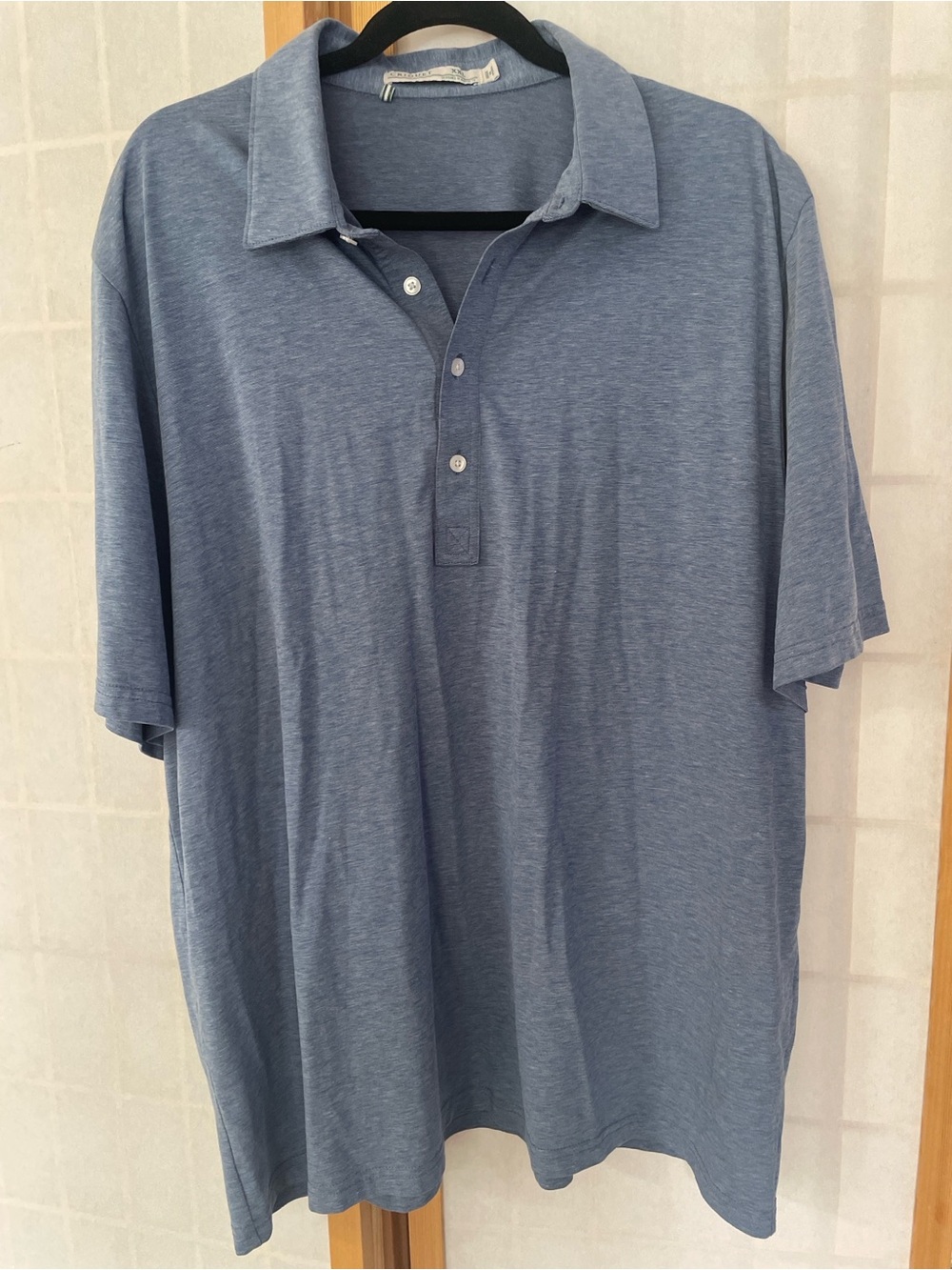 Criquet Slate Blue Short-Sleeve Polo